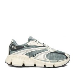 Buty do biegania Reebok. Zielone buty do biegania Reebok, bez wzorów, bez zapięcia, do biegania. Za 331.99 zł.
