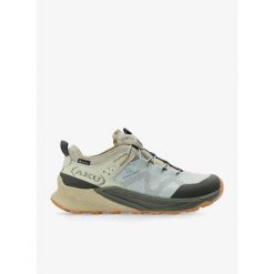 Buty turystyczne damskie AKU Omnia V-Light GTX. Niebieskie buty trekkingowe Aku, bez wzorów, bez zapięcia, trekkingowe. Za 602.99 zł.