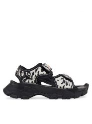 Adidas Sandały Hika IF1797 Biały. Białe sandały adidas, bez wzorów, z materiału, bez obcasa, na płaskiej podeszwie, bez zapięcia. Za 949.99 zł.