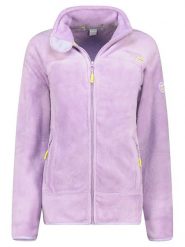 Geographical Norway Kurtka polarowa "Upaline" w kolorze lawendowym rozmiar: L. Różowe kurtki Geographical Norway, l, bez wzorów, z polaru, bez kaptura. Za 122.38 zł.