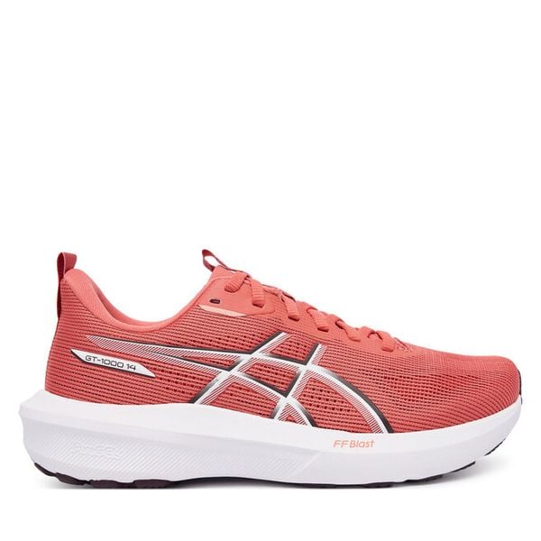 Buty do biegania Asics. Czerwone buty do biegania ASICS, bez wzorów, bez zapięcia, do biegania. Za 439.99 zł.