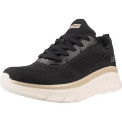Buty SKECHERS BOBS B FLEX HI FLYING HI Czarny. Czarne buty trekkingowe Skechers, z syntetyku, bez zapięcia. Za 283.99 zł.