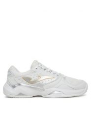 Joma Buty do tenisa Master 1000 2502 TM10LS2502C Biały. Białe buty treningowe Joma, bez wzorów, ze skóry, bez zapięcia, tenisowe. Za 129.99 zł.