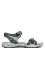 CMP Sandały Adib 39Q9536 Zielony. Zielone sandały CMP, bez wzorów, z materiału, bez obcasa, na płaskiej podeszwie, bez zapięcia. Za 209.99 zł.