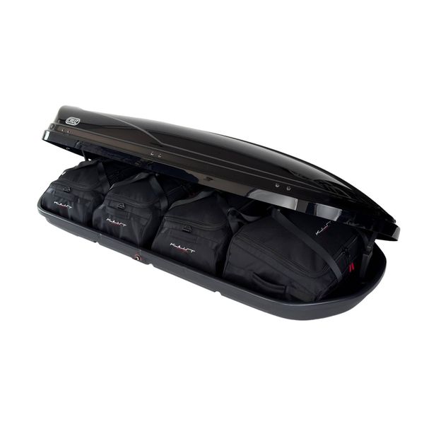 Torby Do Boksu Dachowego Cruz Paddock 500 4Szt Kjust. Czarne torby podróżne KJUST, bez wzorów. Za 787.00 zł.