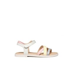 Sandały damskie Geox S.Karly D. Białe sandały Converse, bez wzorów, eleganckie, bez obcasa, bez zapięcia. Za 265.00 zł.