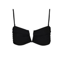 Damski top do kostiumu kąpielowego Barts Solid Bandeau. Czarne bikini Barts, bez wzorów, sportowe. W wyprzedaży za 210.00 zł.