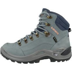 Buty trekkingowe damskie Lowa Renegade Gtx Mid S. Czerwone buty trekkingowe Lowa, bez wzorów, z materiału, za kostkę, bez zapięcia. Za 1,067.00 zł.