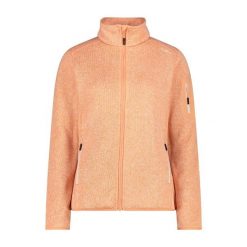 Bluza polarowa damska CMP Haze Jacket Knitted. Białe bluzy bez kaptura CMP, l, bez wzorów, z polaru, trekkingowe. Za 264.00 zł.