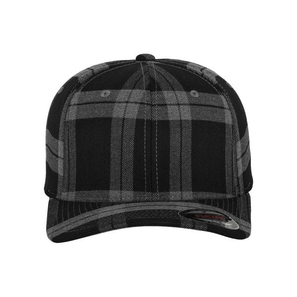 Czapka Flexfit tartan plaid. Czarne czapki z daszkiem FLEXFIT, bez wzorów. Za 129.00 zł.