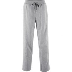 Spodnie dresowe z paskami bonprix jasnoszary melanż. Spodnie sportowe marki bonprix. Za 37.99 zł.