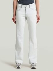 G-Star Dżinsy - Comfort fit - w kolorze białym rozmiar: W26/L/32. Białe jeansy G-Star, l, z aplikacjami, ze skóry, klasyczne. Za 259.95 zł.