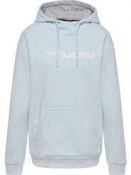 Bluza damska z kapturem Hummel Mover. Niebieskie bluzy Hummel, na jesień, m, bez wzorów, z bawełny, klasyczne, bez ramiączek, z kapturem. Za 148.50 zł.
