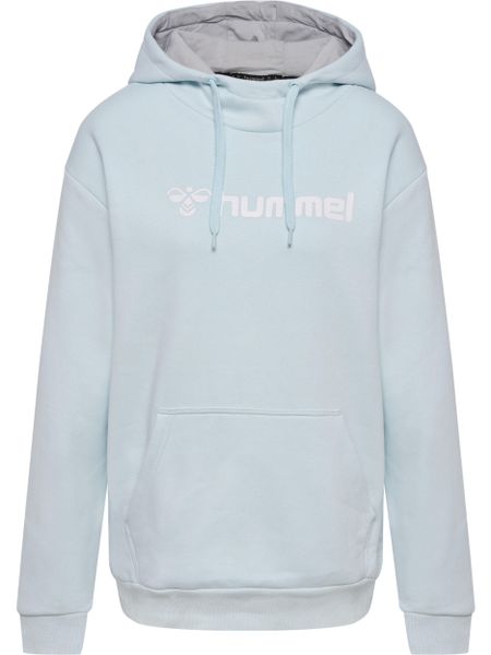 Bluza damska z kapturem Hummel Mover. Niebieskie bluzy Hummel, na jesień, m, bez wzorów, z bawełny, klasyczne, bez ramiączek, z kapturem. Za 148.50 zł.
