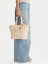 Nine West Torebka EO-Lira-LX20086b Écru. Torebki klasyczne Nine West, bez wzorów, z materiału, bez dodatków. Za 349.99 zł.