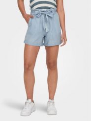ONLY Szorty materiałowe Bea 15255715 Błękitny Regular Fit. Niebieskie szorty ONLY, bez wzorów, z bawełny. Za 69.99 zł.
