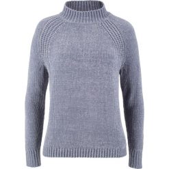 Sweter z szenili bonprix szary melanż. Swetry marki INESIS. Za 74.99 zł.