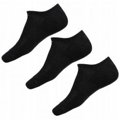 Skarpety stopki Nike Dri-FIT 3 pary czarne. Czarne skarpetki Nike, bez wzorów. Za 71.00 zł.