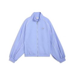 Damska bluza dresowa Puma Ballon T7. Fioletowe bluzy bez kaptura Puma, uniwersalny, bez wzorów, z dresówki, bez kaptura, na fitness i siłownię. Za 323.50 zł.