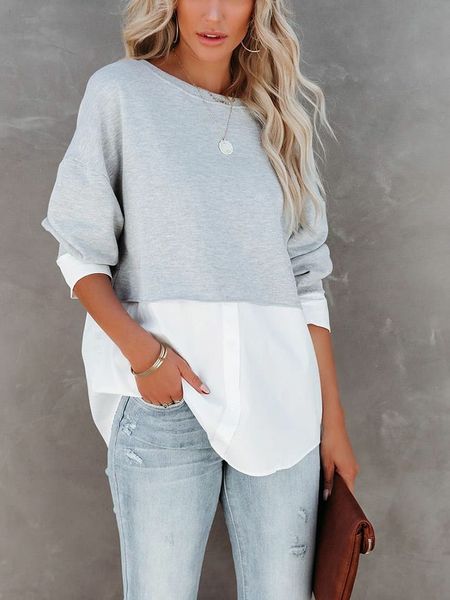 LA Angels Bluza w kolorze biało-szarym rozmiar: M. Białe bluzy LA Angels, m, bez wzorów, bez ramiączek, bez kaptura. Za 198.10 zł.