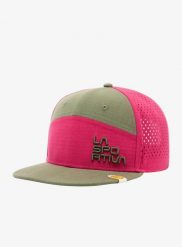 Czapka z daszkiem La Sportiva Traverse Trucker. Czerwone czapki z daszkiem La Sportiva, na lato, bez wzorów, z bawełny. Za 175.99 zł.