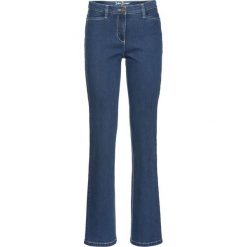 Dżinsy "authentik-stretch", modelujące sylwetkę STRAIGHT bonprix niebieski. Jeansy marki bonprix. Za 109.99 zł.