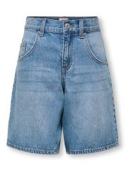 KIDS ONLY Szorty dżinsowe "Mate" w kolorze niebieskim rozmiar: 134. Niebieskie szorty KIDS ONLY, bez wzorów, z bawełny, klasyczne. Za 88.64 zł.