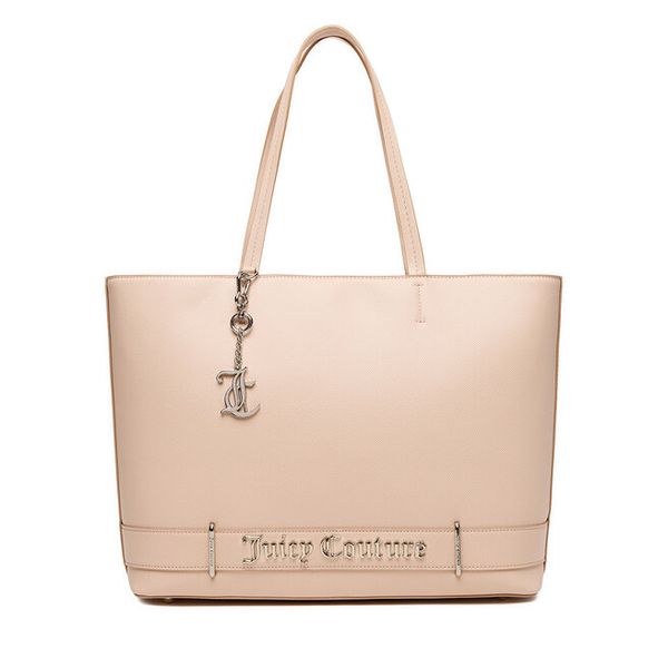 Torebka Juicy Couture. Czerwone shopper bag Juicy Couture, bez wzorów, bez dodatków. Za 369.99 zł.