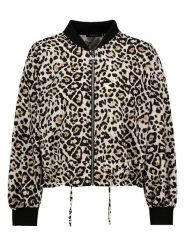 Sublevel Kurtka w kolorze jasnobrązowo-beżowo-czarnym rozmiar: S/M. Brązowe kurtki Sublevel, m, bez wzorów, z wiskozy, bez kaptura. Za 131.45 zł.