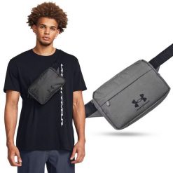 Nerka saszetka Under Armour Loudon Lite 3 litry. Czarne nerki i saszetki Under Armour, bez wzorów, casualowe, bez dodatków. Za 99.99 zł.