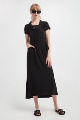 Sukienka maxi JOSEPH RIBKOFF. Sukienki Joseph Ribkoff, xs, bez wzorów, bez kołnierzyka, bez ramiączek, maxi. W wyprzedaży za 689.25 zł.