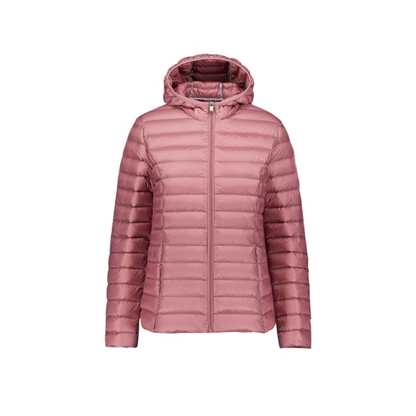 Lekka kurtka puchowa damska z kapturem JOTT Cloe. Czerwone kurtki jott, na zimę, bez wzorów, z puchu, z kapturem. Za 761.00 zł.