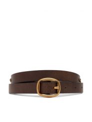 PINKO Pasek Damski Dita H2 Belt 20251 PLT01 104796 A2GG Brązowy. Brązowe paski Pinko, bez wzorów, ze skóry. Za 529.99 zł.