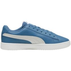 Buty Puma Rickie Classic 394251 20 niebieskie. Niebieskie buty treningowe bez wzorów, z gumy, bez zapięcia. W wyprzedaży za 316.07 zł.