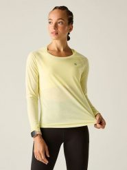 Dare 2b Koszulka funkcyjna "Nimble" w kolorze jasnożółtym rozmiar: 40. Żółte t-shirty sportowe Dare 2b, bez wzorów, z materiału, bez ramiączek, outdoorowe. Za 79.21 zł.