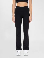 Damskie legginsy z wysokim stanem Hummel. Czarne legginsy Hummel, bez wzorów, z materiału. Za 245.00 zł.
