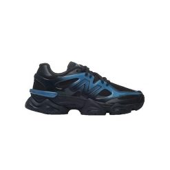 Buty sportowe New Balance lekkie damskie skórzane sneakersy U9060IDW. Czarne buty sportowe lifestyle New Balance, bez wzorów, ze skóry, bez zapięcia. Za 599.00 zł.