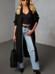 LA Angels Kardigan w kolorze czarnym rozmiar: M. Czarne swetry LA Angels, m, bez wzorów, bez ramiączek. Za 353.27 zł.