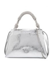 PINKO Torebka Mini Clutch+Manico SP Al 25-26 PLTT 105908 A2WD Srebrny. Szare kopertówki Pinko, bez wzorów, ze skóry, wizytowe, bez dodatków. Za 1,469.00 zł.