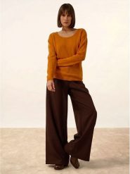 Just Cashmere Kaszmirowy sweter "Fiona" w kolorze jasnobrązowym rozmiar: L. Brązowe swetry Just Cashmere, l, bez wzorów, z kaszmiru, bez ramiączek. Za 440.95 zł.