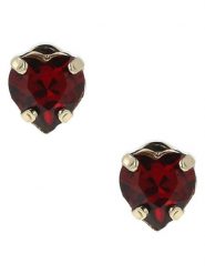 Otazu Pozłacane kolczyki-wkrętki z kryształami rozmiar: onesize. Czerwone kolczyki Otazu, z kryształem, pozłacane. Za 39.99 zł.