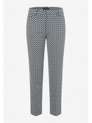 More & More Spodnie w kolorze czarno-białym rozmiar: 34. Białe spodnie materiałowe More & More, bez wzorów, z materiału. Za 88.02 zł.