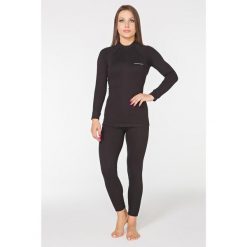 Bielizna termoaktywna narciarska damska Rough Radical Black Iron. Czarna bielizna termoaktywna damska ROUGH RADICAL, bez wzorów, bez ramiączek, narciarskie. W wyprzedaży za 135.91 zł.