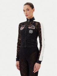PINKO Kardigan 105255 A2ML Czarny Regular Fit. Czarne swetry Pinko, l, bez wzorów, z bawełny, bez ramiączek. Za 1,316.91 zł.
