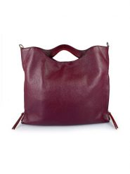 Florence Bags Skórzana torebka "Ge" w kolorze bordowym - 39 x 31 x 5 cm rozmiar: onesize. Różowe torebki klasyczne Florence Bags, bez wzorów, z materiału, na ramię, bez dodatków. Za 382.99 zł.