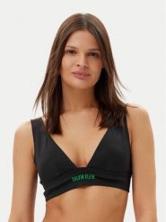 Calvin Klein Swimwear Góra od bikini KW0KW02890 Czarny. Czarne bikini Calvin Klein Swimwear, bez wzorów, z syntetyku. Za 199.99 zł.
