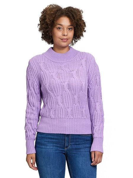 BETTY & CO Sweter w kolorze lawendowym rozmiar: 36. Różowe swetry Betty & Co, bez wzorów, z wełny, bez ramiączek. Za 104.89 zł.