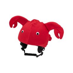 Czapka / nakładka na kask narciarski RAK. Czerwone czapki zimowe CASCO, bez wzorów, sportowe. Za 25.00 zł.