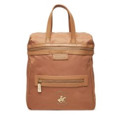Plecak Beverly Hills Polo Club. Brązowe plecaki Beverly Hills Polo Club, bez wzorów, bez dodatków. Za 129.99 zł.