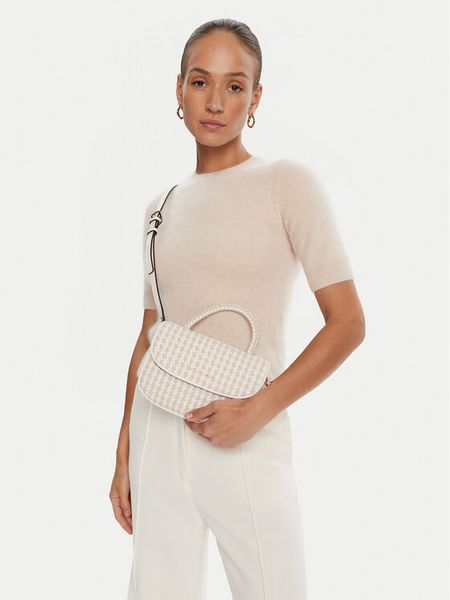 Guess Torebka Mirema HWWG96 31200 Kremowy. Białe torebki klasyczne Guess, z aplikacjami, ze skóry, bez dodatków. Za 332.99 zł.